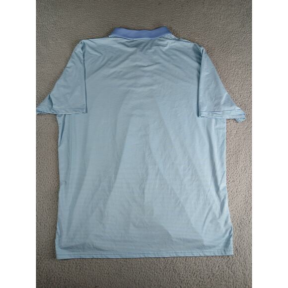 Southern Tide Golf Polo Shirt Mens XXL 2XL Blue Tide To Trail Performance Fish - Picture 6 of 8